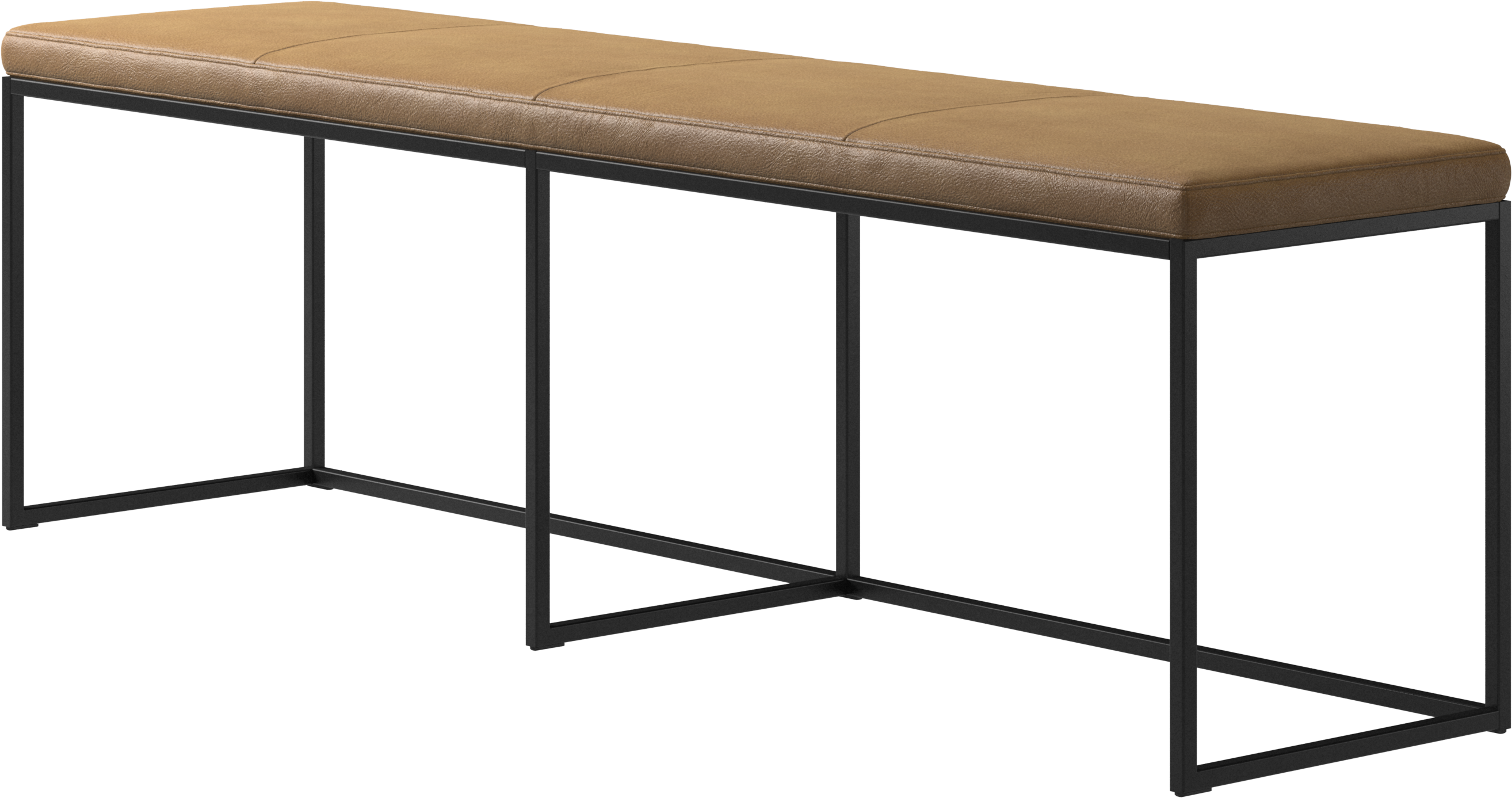 ボーコンセプトラージベンチソファダイニング椅子london Velvet茶色